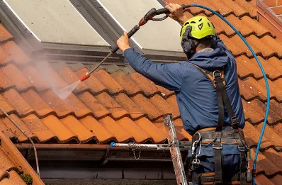 Démoussage et hydrofuge de toiture à Cresserons